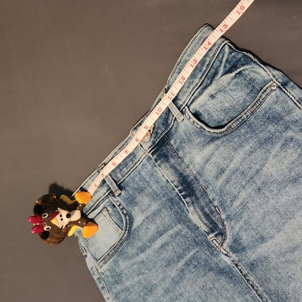 Guess Zip Split Jean Skirt - Picture 5 of 11